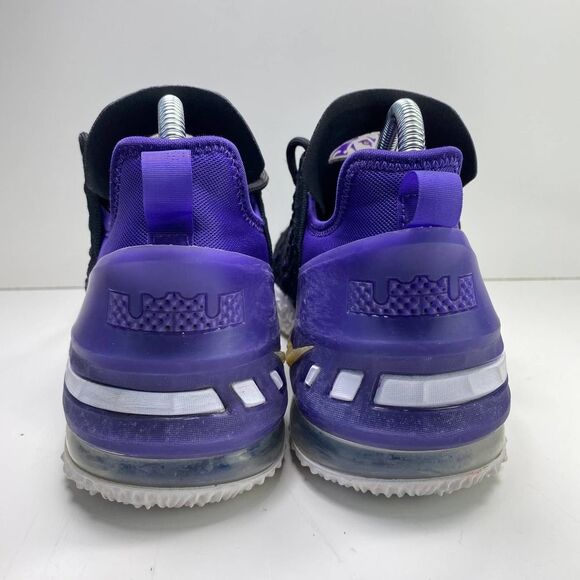 Nike Lebron Sz 5.5Y XVII GS Basketball Shoes Lakers Black CW2760-004 Youth - Picture 2 of 10